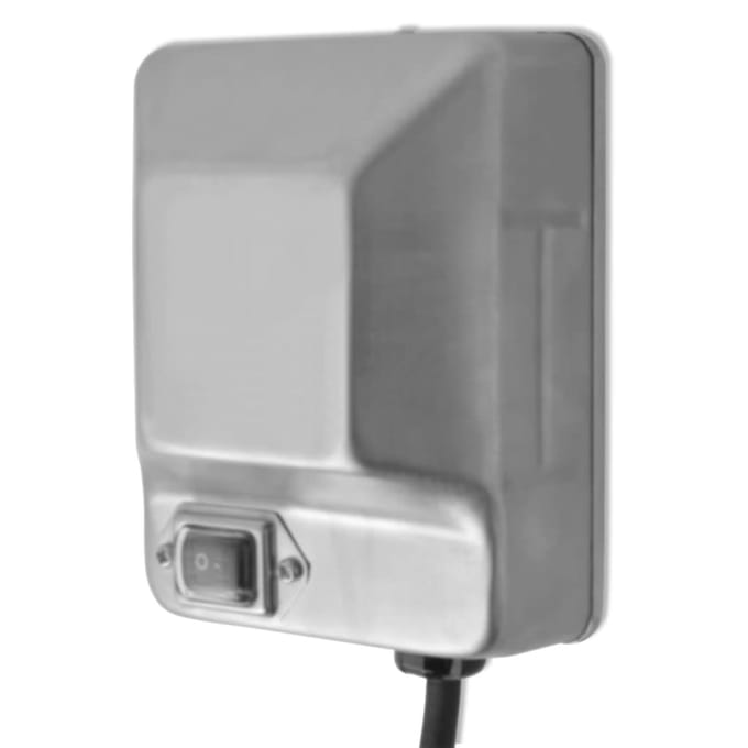 vidaXL - BBQ - Draaispit - motor - roestvrij - staal - 4 - W