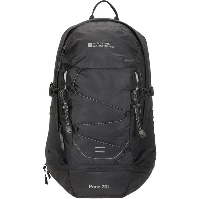 Mountain Warehouse Pace 20L rugzak (Zwart)