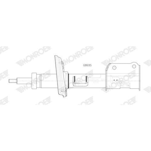 Schokdemper MONROE ORIGINAL (Gas Technology) MONROE G8695