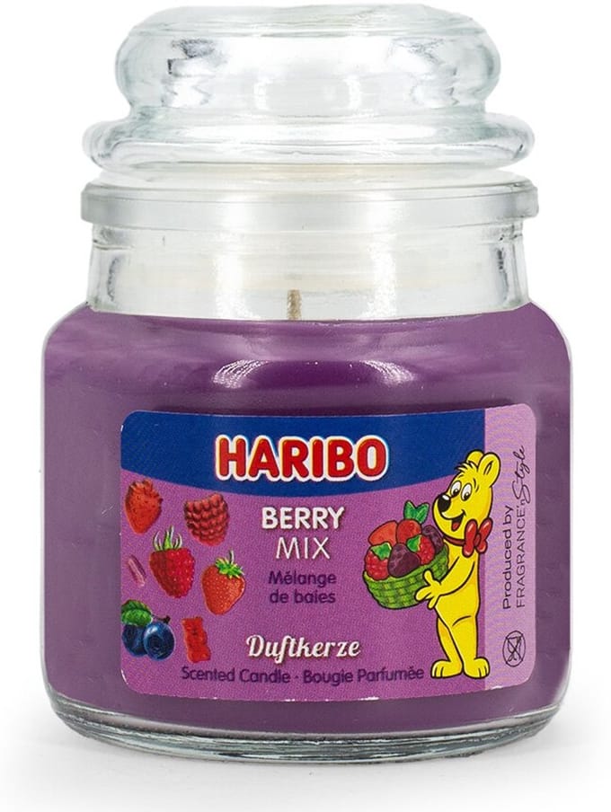 Haribo Berry Mix 85grams kaarsje