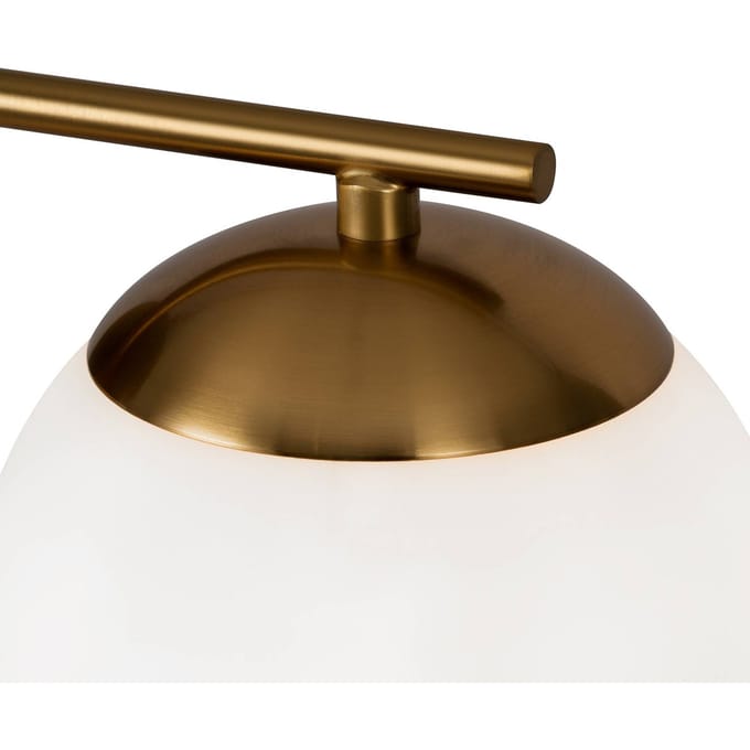 Maytoni Marmeren wandlamp met glazen kap