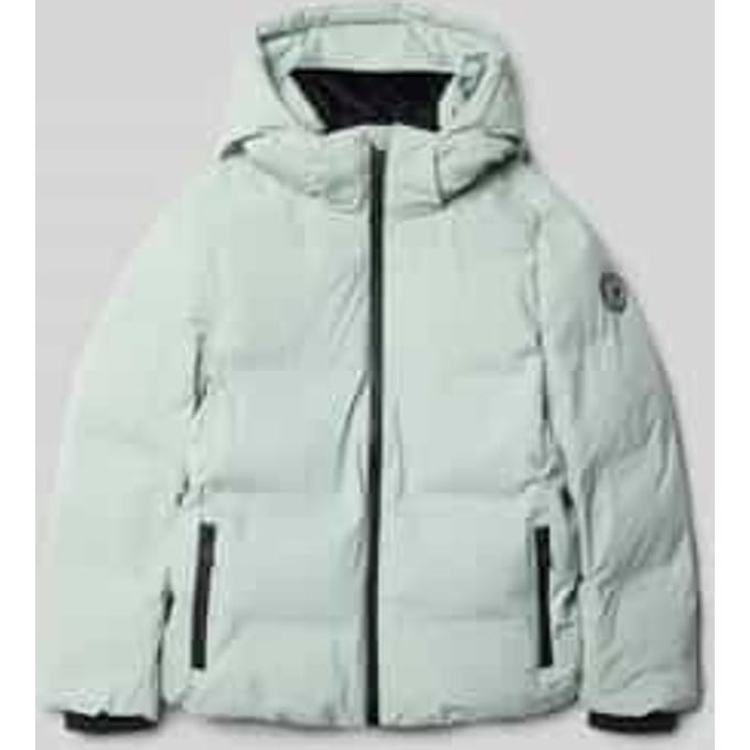 Regular fit gewatteerd jack met capuchon, model 'MUYLA'