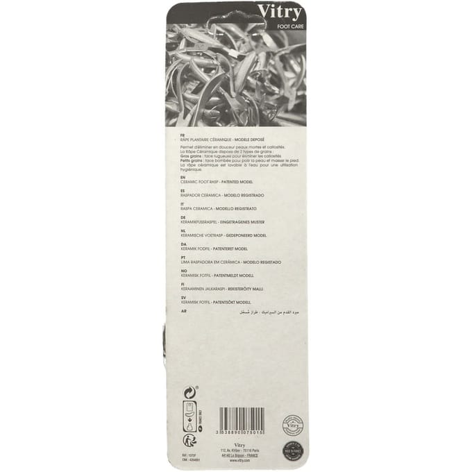 Vitry Accessoire Foot Care Ceramic Foot Rasp