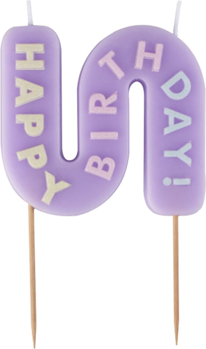 'Happy birthday' - Pastel Wave