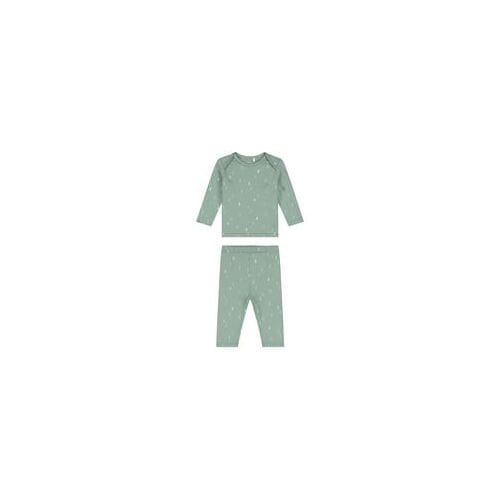 Prénatal baby pyjama bladeren Midgreen 62 unisex