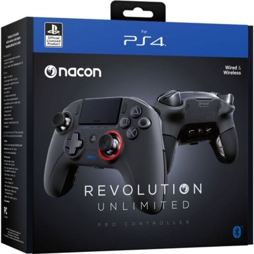 Bigben Nacon Revolution Unlimited Pro Controller-Zwart (PlayStation 4) Gebruikt