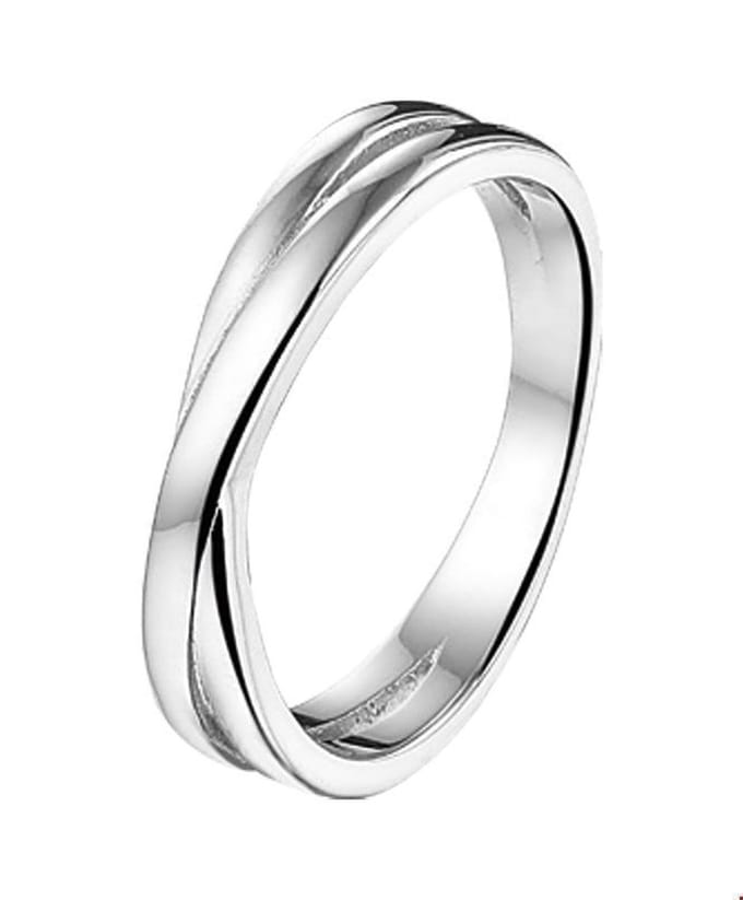 Zilver Gerhodineerde Ring 1325161 16.00 mm (50)