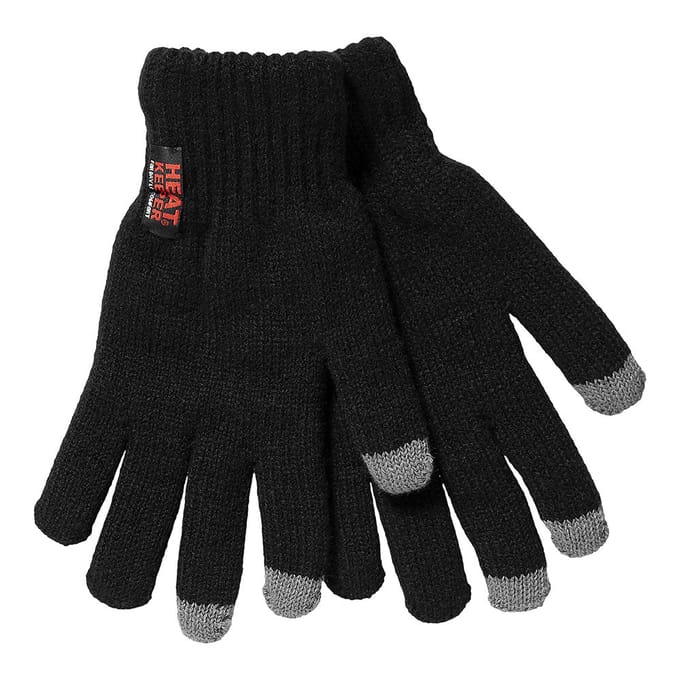 Heatkeeper - Thermo handschoenen dames met I-touch - Zwart - One Size - 1-Paar - Handschoenen touchscreen