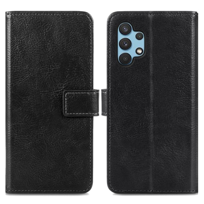 imoshion Hoesje - Geschikt voor Samsung Galaxy A32 (4G) - Luxe Bookcase - Zwart