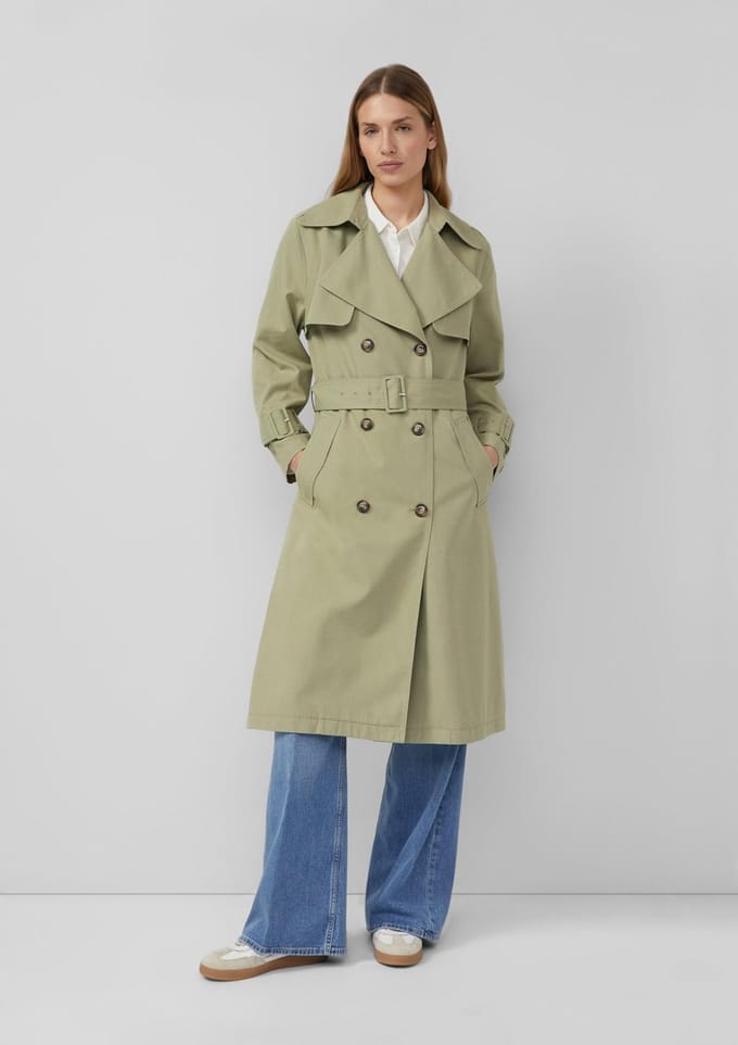 s.Oliver - female - Lichtgewicht trenchcoat van lyocell