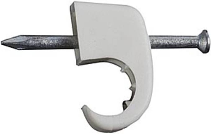 Fischer MNS 7-11 Spijkerclip 94674 Bundel-Ø (bereik) 7 tot 11 mm Halogeenvrij Grijs 100 stuk(s)