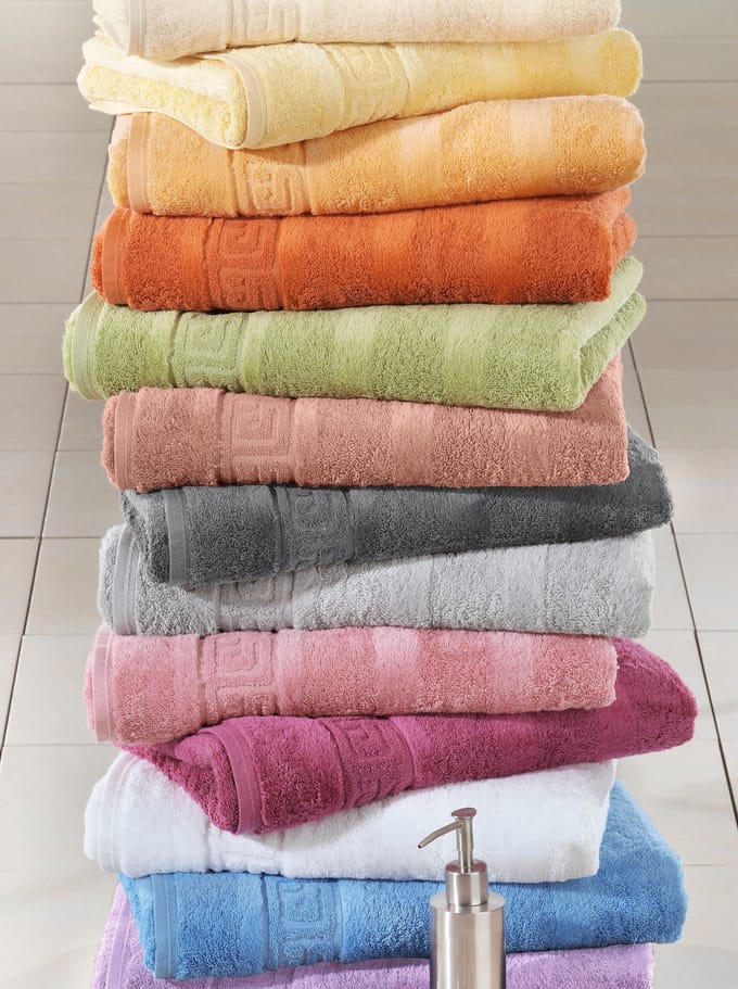 CAWÖ Noblesse Uni Badhanddoek - Antraciet - 50x100