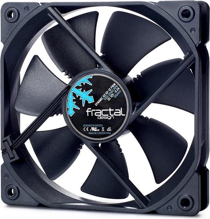 Fractal Design Dynamische X2 GP-12 PWM - Case ventilator - 120mm - Black