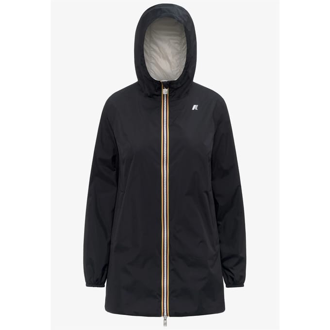 Vrouwenjas Kway Sophie. Plus.2 Dubbele zwarte beige