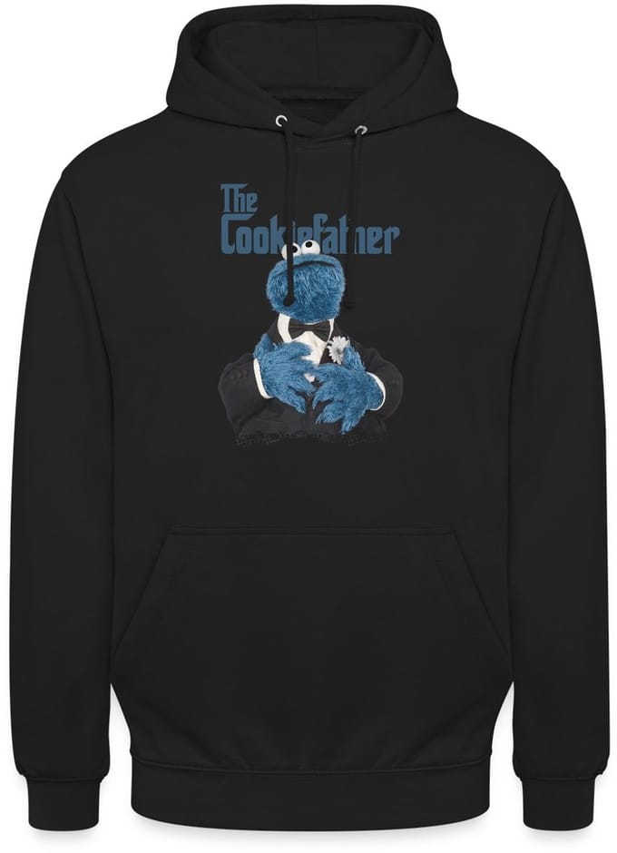 Sesamstraat Koekiemonster The Cookiefather Hoodie Unisex