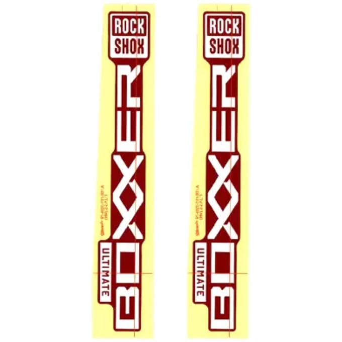 Fietsvork Sticker Kit Rockshox Boxxer Ultimate D1+