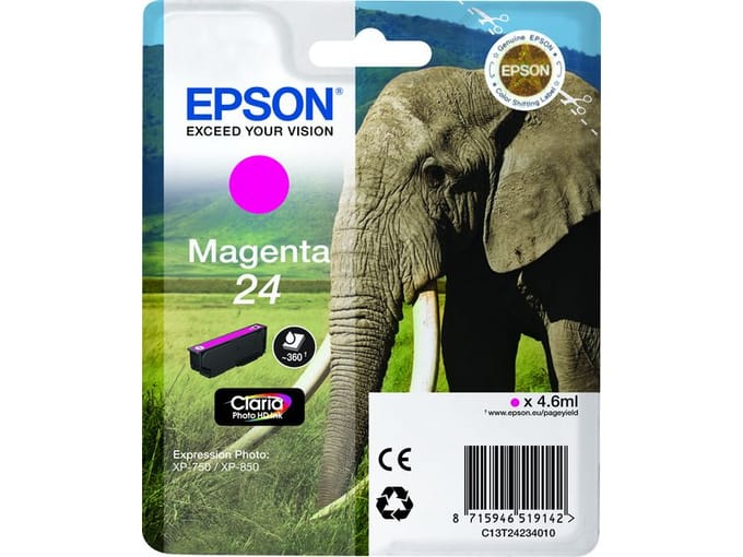 Epson Inktcartridge 24 Origineel Magenta C 13 T 24234012