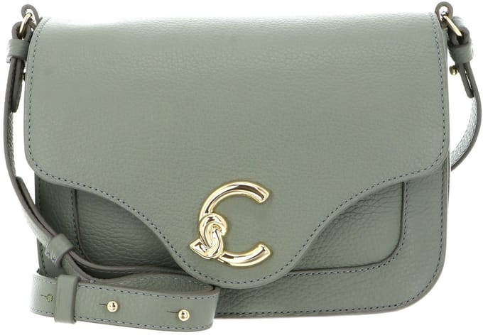 COCCINELLE Leren schoudertas C-Me Crossbody Bag Greenery groene