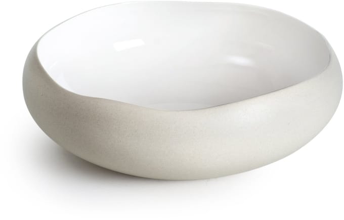 Medard de Noblat - Oslo White - Schaal 22 x 22 x 7.8 cm - Stoneware