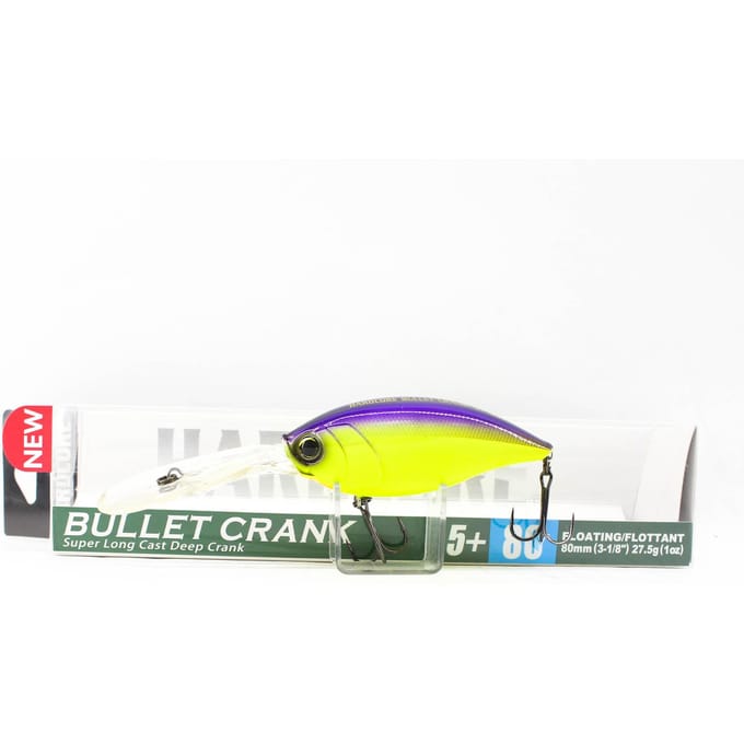 Yo Zuri Duel Hardcore Bullet Crank 5+ 80F Drijvend kunstaas R1421-PUCL (1542)
