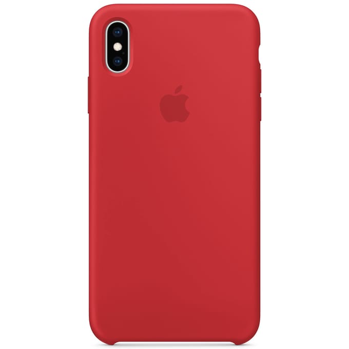 Silicone Backcover voor de Apple iPhone Xs Max - Red