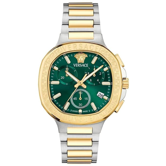 Versace VRSCVEVCA0624 Analoog Armbandhorloge voor Dames goud