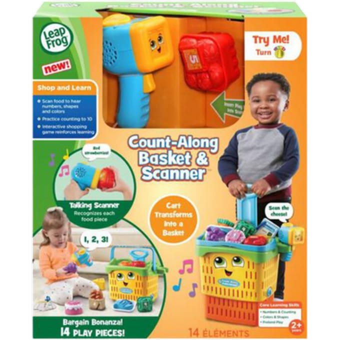 LeapFrog Count-Along Mandje & Scanner Leerspeelgoed