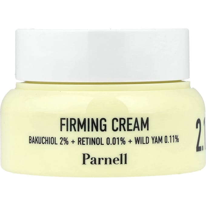 Parnell Bakuchiol Retinol Yam Verstevigende Crème 50ml | Hoog-elastische anti-aging hydraterende crème beige