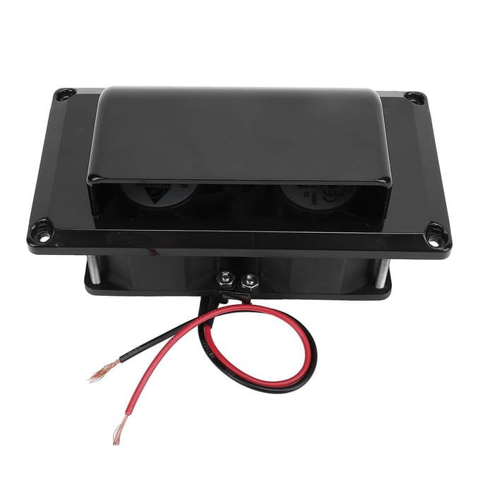 Mini DC Ventilator ABS Stil Klein Luchtrooster Ventilatie Afzuigventilator voor RV Camper Accessoires black