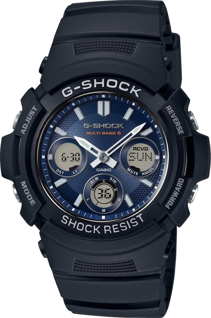 Casio G-Shock AWG-M100SB-2AER Herenhorloge 46 mm - Zwart