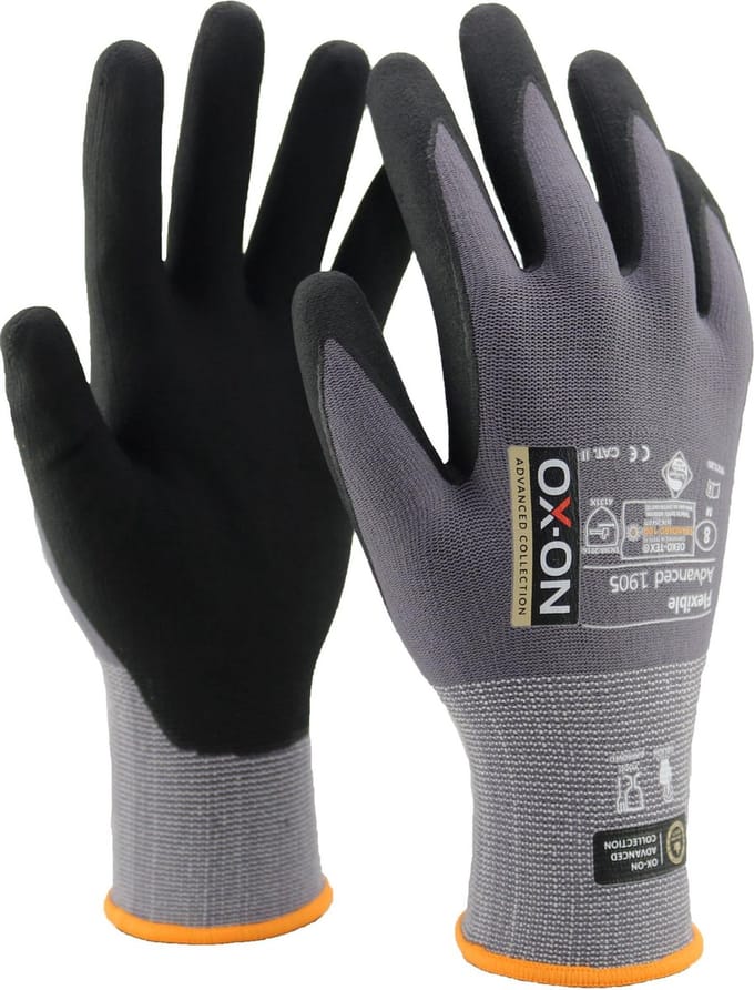 OX-ON Flexible Advanced Touchscreen 1905 werkhandschoen - maat M/8