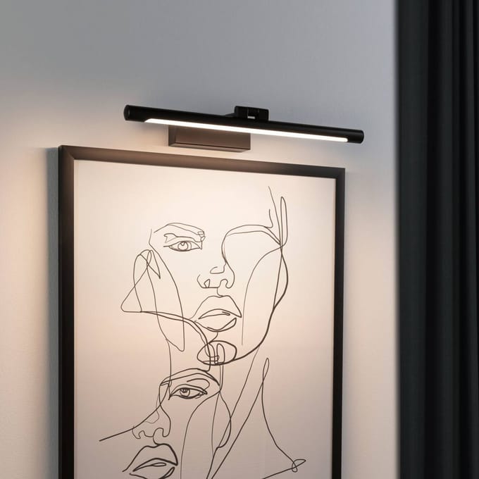 Paulmann Mingo 95564 LED-schilderijlamp 9.5 W Warmwit Zwart