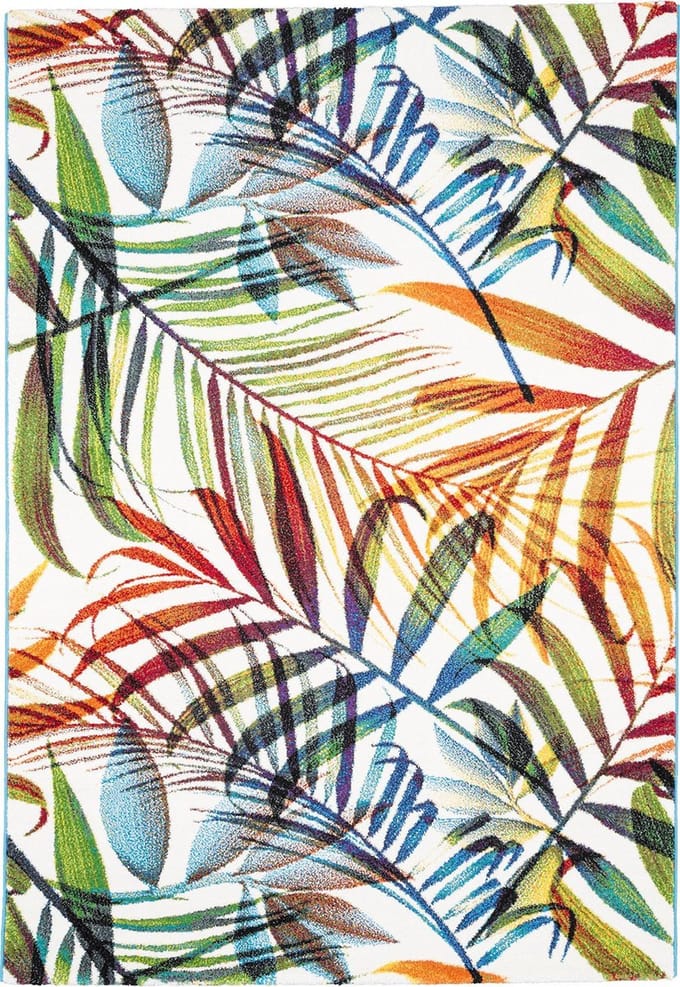 Pergamon Vloerkleed Designer Faro Tropical Kleurrijke Twijgen