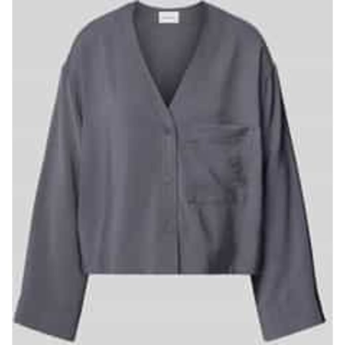 Relaxed fit blouse in kreuklook