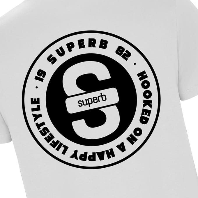 Oversized SPRBCO-001 Heren-T-shirt met korte mouwen en ronde kraag
