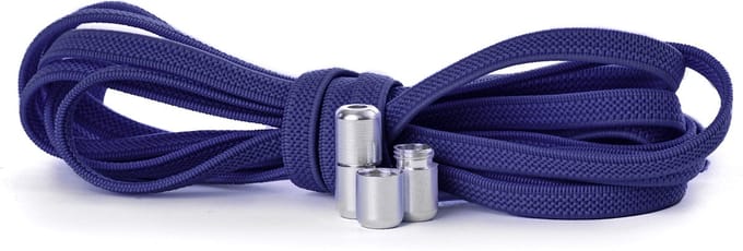 Ecorare - Elastische veters - Blauw & 105 cm - Nooit meer strikken - Plat design schoenveters