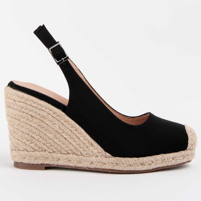 Montevita Espadrilles Met Een Sleehak Balenci7 Zwart