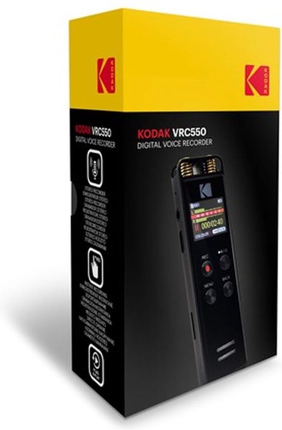 Kodak Vrc550 Dictafoon Transparant One Size / EU Plug 220V