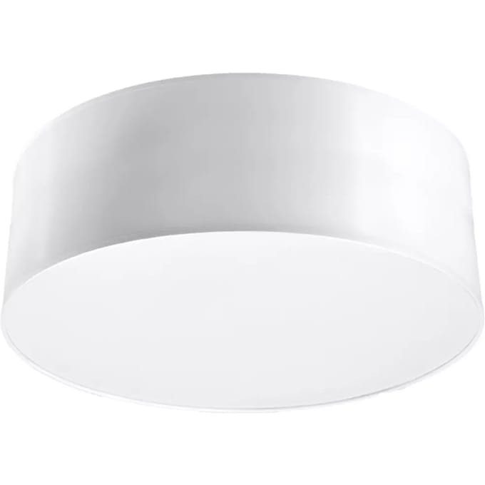 Sollux Lighting Plafondlamp Arena - E27 - wit - PVC - 11x25x25cm