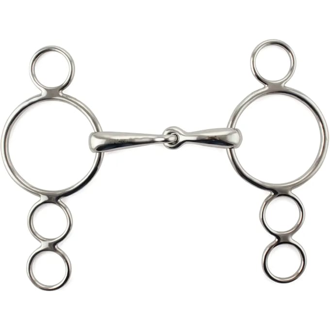 Mors pessoa met 4 ringen voor pony Umbria Equitazione