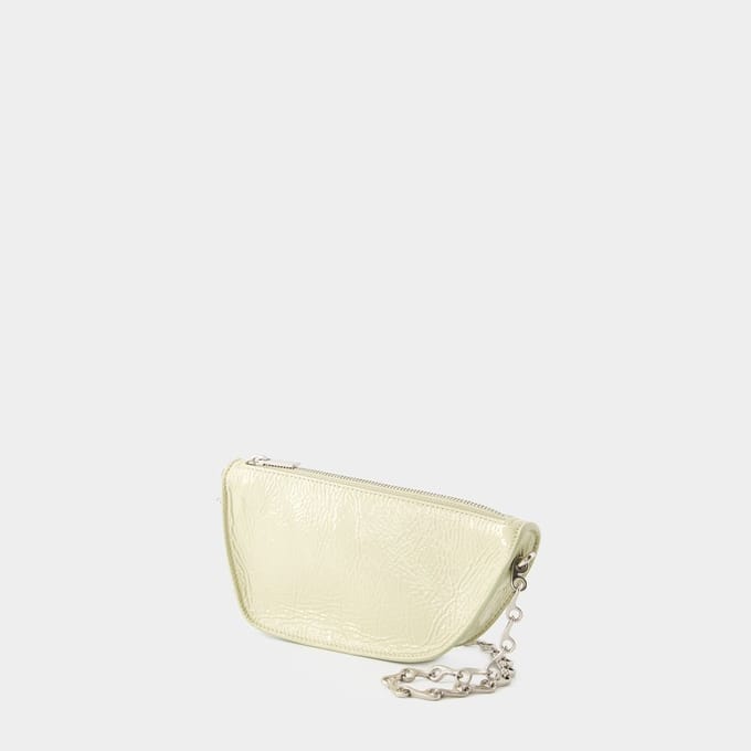 Micro Sling Shield Schoudertas - Burberry - Leer - Beige