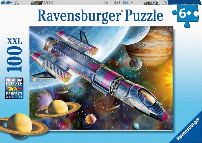 Ravensburger puzzel Missie in de ruimte - Legpuzzel - 100 stukjes