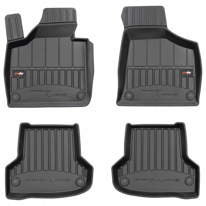 Frogum No.77 - Automatmatten passend voor Audi A3 8P 2003-2013 - 3D Korfmodel - TPE Rubber - Zwart