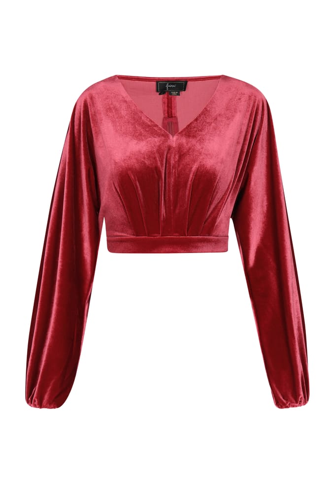 Faina Blouse Dames donkerroze