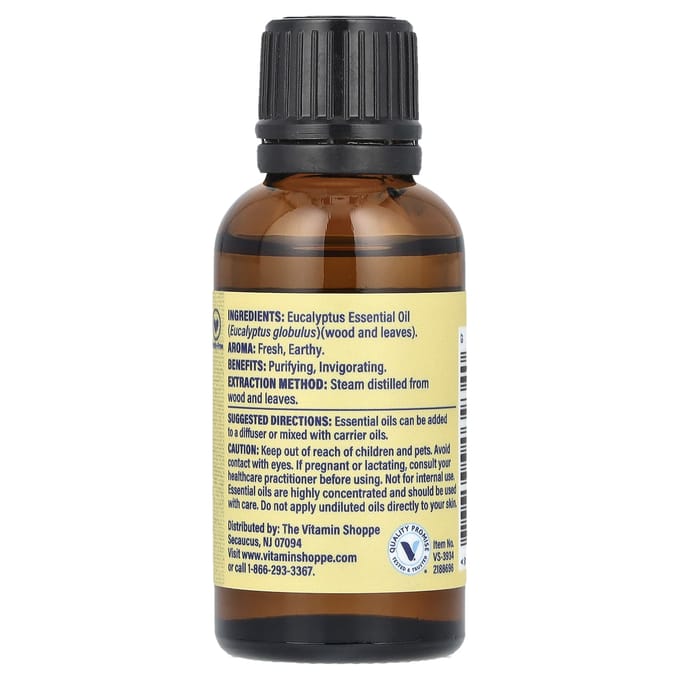 100% Pure Essentiële Olie, Eucalyptus, 30ml(1 fl oz)