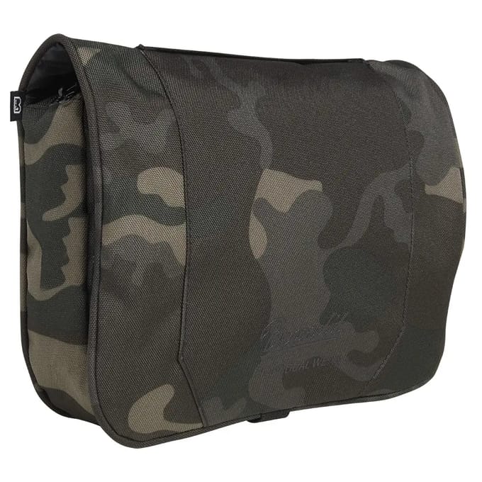 Brandit - Large darkcamo Toilettas - One size - Zwart