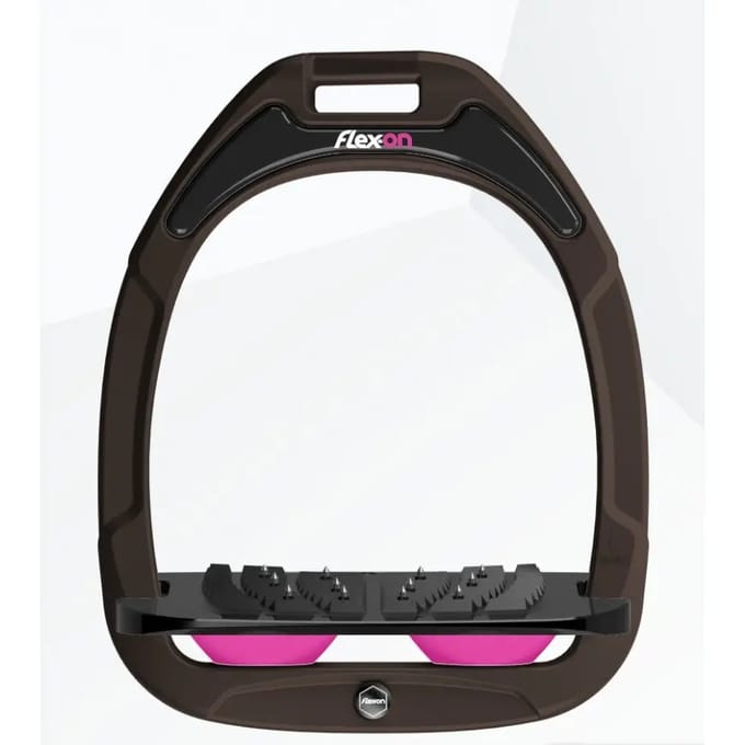 Veiligheidssporen Ruiter Incline Ultra Grip Bruin/Zwart/Roze Flex-On Safe-On