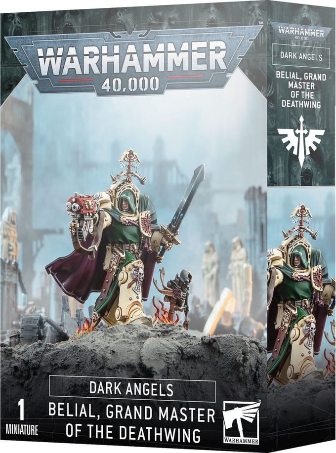 Figurine Belial Grote Meester van de Deathwing Games Workshop Warhammer 40k Dark Angels