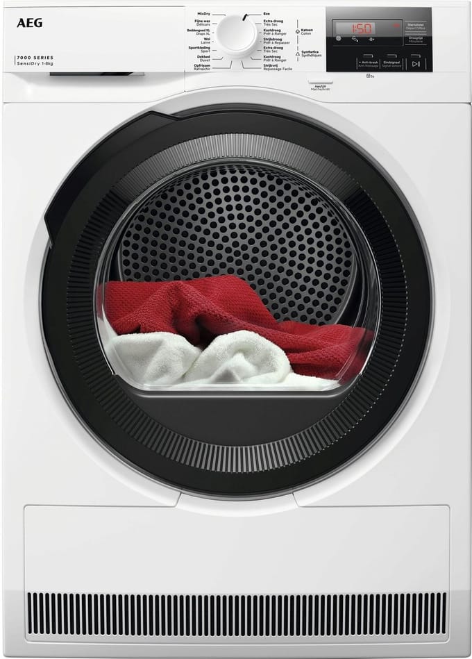 AEG TR7284BB4 - 7000 serie - SensiDry - Warmtepomp Droger - 8 kg