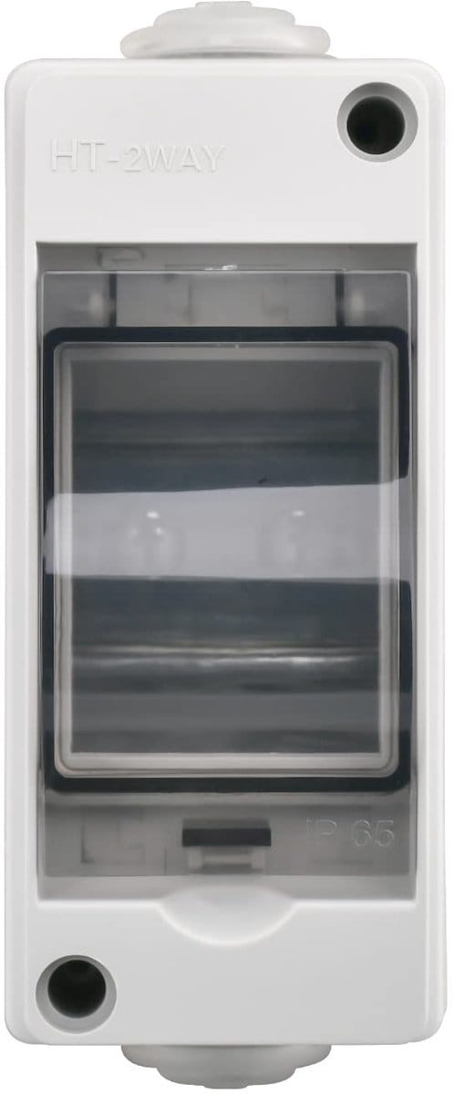 Store_7 - Opbouwverdeelkast - Waterdicht - Compact formaat - Zekeringkast voor elektriciteit - Communicatie - 2 modules